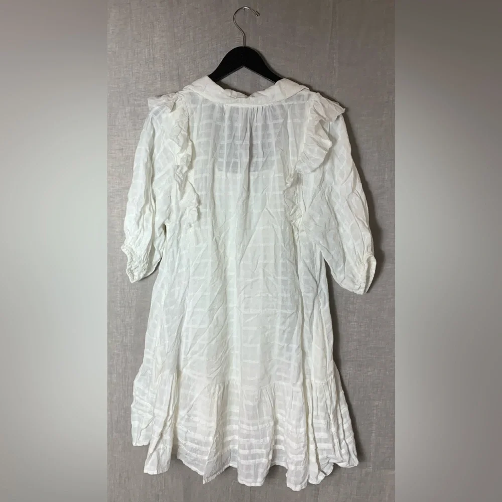 free people • elora mini dress in ivory combo white crochet lace s
